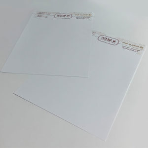 נייר מכתבים מעוצב - נייר מכתבים עסקי